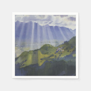 Berglandschap in Zwitserland (Serebriakova) Servet