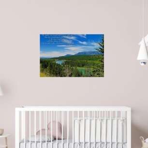 Berglandschap Inspiratieposter Poster