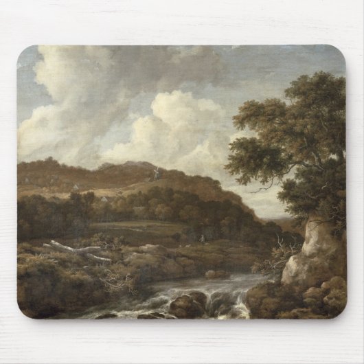 Berglandschap met een torent muismat (Voorkant)