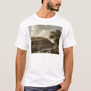 Berglandschap met een torent t-shirt