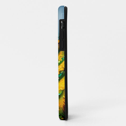 Berglandschap met volle maan Case-Mate iPhone case (Achterkant/links)