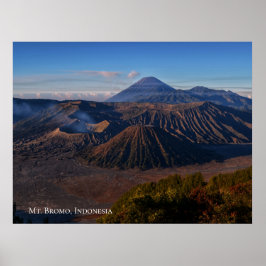 Berglandschap Mount Bromo Indonesia Reizen Poster