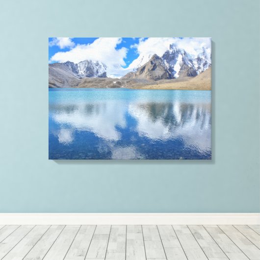 Berglandschap Natuur Canvas Afdruk (Insitu (Houten vloer))