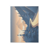 berglandschap notitieblok (Gedraaid)