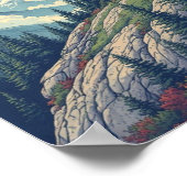 Berglandschap Poster (Hoek)