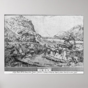 Berglandschap Poster