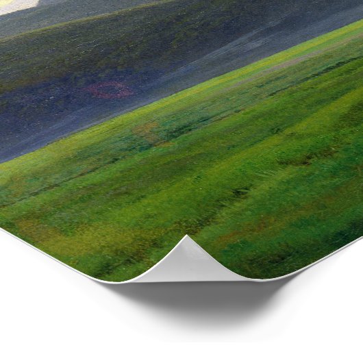 Berglandschap Poster (Hoek)