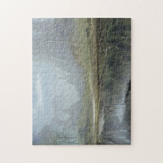 Berglandschap: prachtige wateraarde legpuzzel (Verticaal)