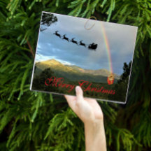Berglandschap Sinterklaas Kerst Regenboog Cadeau