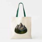 Berglandschapsontwerp Tote Bag (Achterkant)