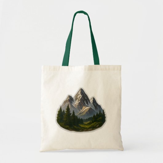 Berglandschapsontwerp Tote Bag (Voorkant)
