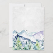 Berglaptop | Virtueel Baby shower Kaart (Achterkant)