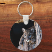 Bergleeuw in de grot sleutelhanger (Voorkant)