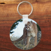 Bergleeuw op de berg sleutelhanger (Voorkant)