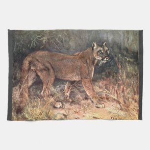 Bergleeuw, Puma of Cougar door CE Swan Theedoek