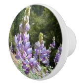 Berglupinen in Yosemite Keramische Knop (Rechts)