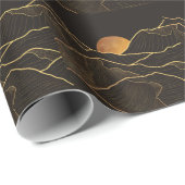 Bergluxe: Golden Line Elegance Cadeaupapier (Rol Hoek)