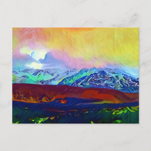 bergmassief van Spanje Briefkaart (Voorkant)