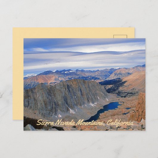 bergmeer briefkaart (Voorkant / Achterkant)