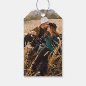 Bergmeer Bruiloft Cadeaulabel (Achterkant)