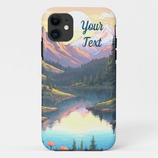 bergmeer Case-Mate iPhone case (Achterkant)