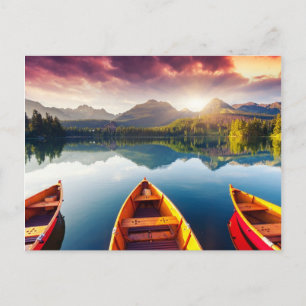 Bergmeer in het nationaal park High Tatra 3 Briefkaart