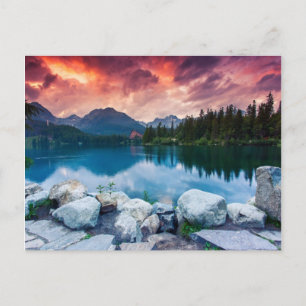 Bergmeer in National Park High Tatra 2 Briefkaart