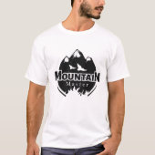 Bergmeester, wandelaar / biker t-shirt (Voorkant)