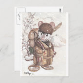 bergmuis briefkaart (Voorkant / Achterkant)