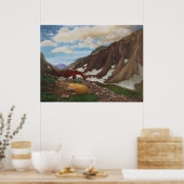 Bergpas in het hoge noorden poster (Keuken)