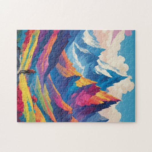 Bergpuzzel Legpuzzel (Horizontaal)