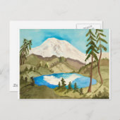 Bergreflectie Briefkaart (Voorkant / Achterkant)