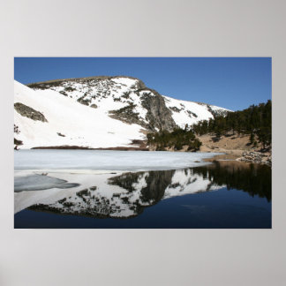 Bergreflectie Poster