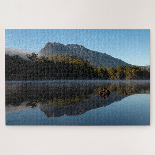 Bergreflecties in het meer, 1014 stuks legpuzzel (Horizontaal)