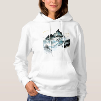 Bergschildering Dames hoodie