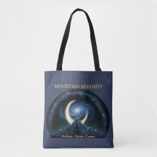 Bergsereniteit Kosmische Meditatie. Wassende Maan Draagtas