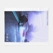 Bergsportwagen Winter Fleece Deken (Voorkant (Horizontaal))