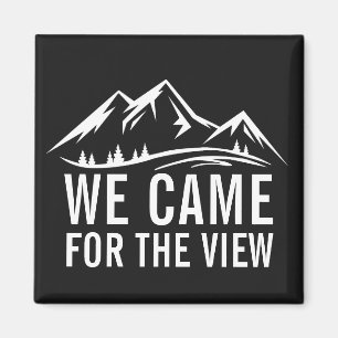 Bergsticker Minimaal Outdoor Design Magneet