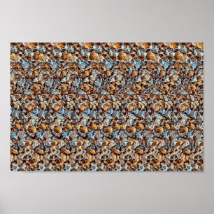 Bergstraal - Verborgen 3D-afdruk Poster