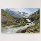 Bergstroom Schilderachtig landschap Jigzaag Puzzle Legpuzzel (Horizontaal)