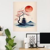 bergtempel poster (Thuiskantoor)