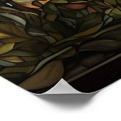 *~* Bergtijger 5:4 AP68 River Glas in lood Poster (Hoek)