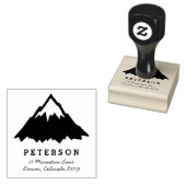 Bergtop Rubberstempel (Gestempeld)
