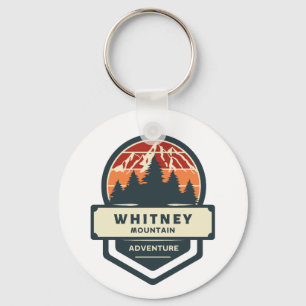 Bergtop Whitney beklimmen en wandelen Sleutelhanger