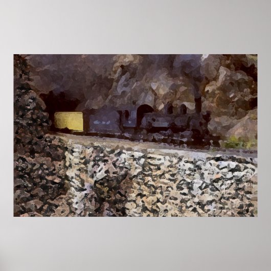 Bergtunnel Poster (Voorkant)