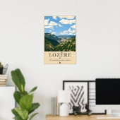 Bergvallei Panorama Poster (Thuiskantoor)