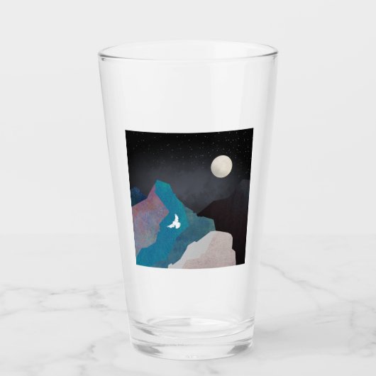 Bergvogellandschap Glas (Voorkant)