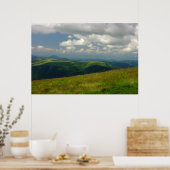 Bergwandelen/berglandschap Poster (Keuken)