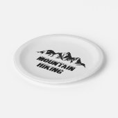 Bergwandelen Papieren Bordje (Gekanteld)