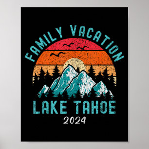 Bergwandelen skifamilie vakantie 2024 meer poster